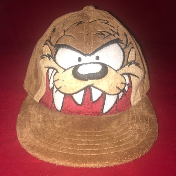 Warner Bros. Other - 2 for $20 Fuzzy Looney Tunes Tasmanian Devil Cap